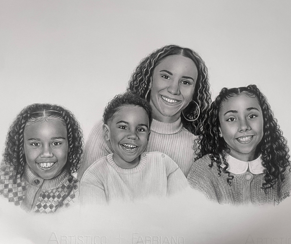 realistic-portrait-drawing.jpg hand-drawn family portrait colored pencil